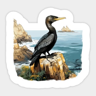 Cormorant Sticker